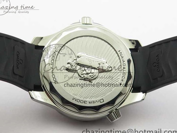 0121 BestValue Seamaster Diver 300M Nekton VSF 1:1 Best Edition Black Dial on Black Rubber Strap A 7886